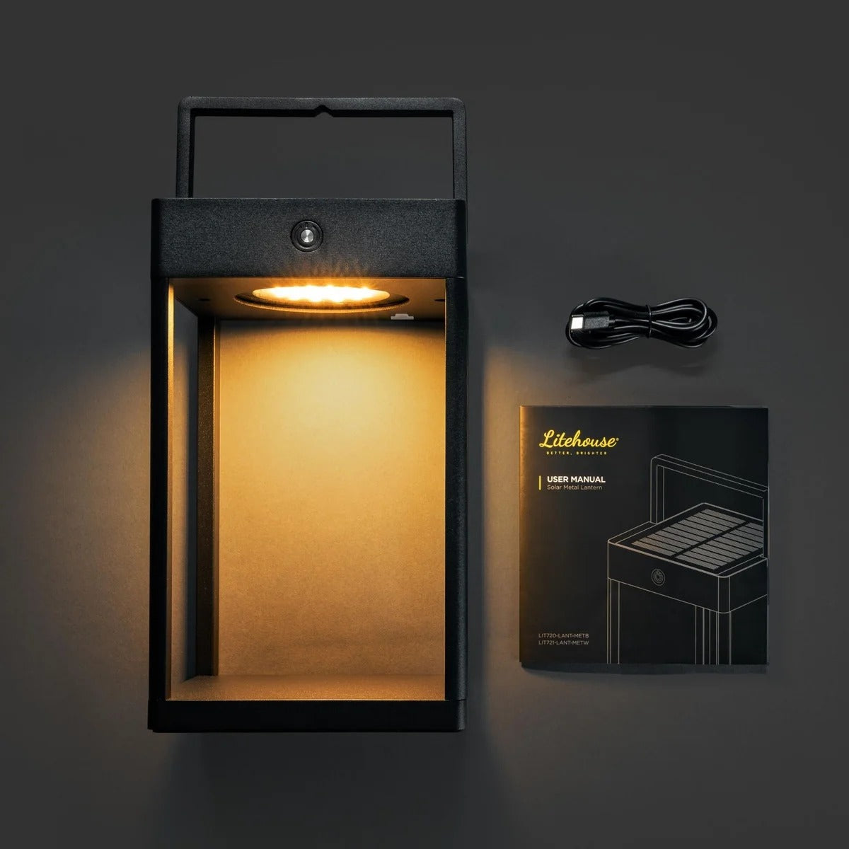Luxe metalen zonnelantaarn